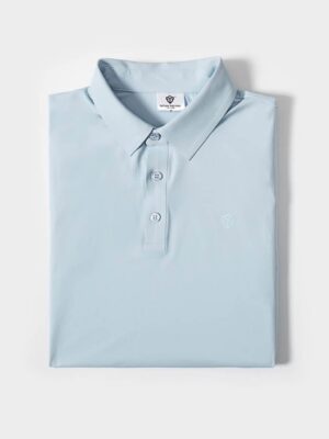 Polo azul pastel